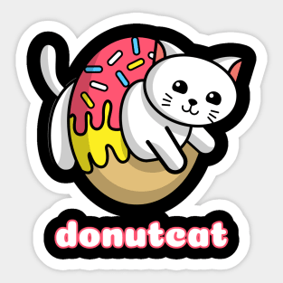 Donutcat Cat Donut Donut Resist Donut Judge Cute Donut Economics Sticker